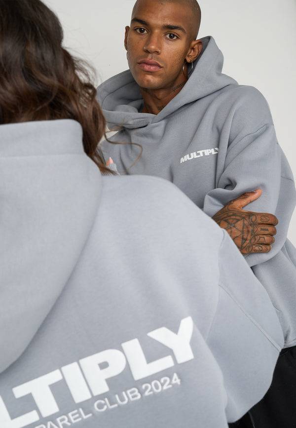 Multiply Spparel Oversize Hoodie MULTIPLY Ultimate Grey 2025