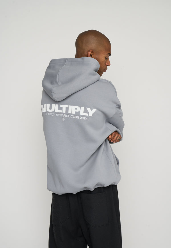 Multiply Spparel Oversize Zip Hoodie MULTIPLY Ultimate Grey Outlet