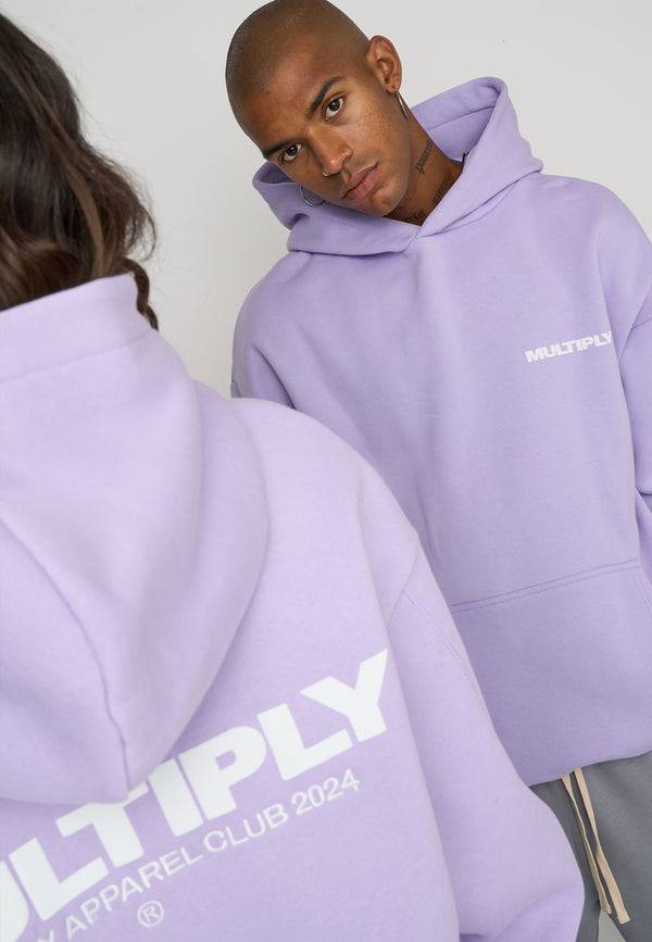 Multiply Spparel Oversize Hoodie MULTIPLY Lavender Auslauf