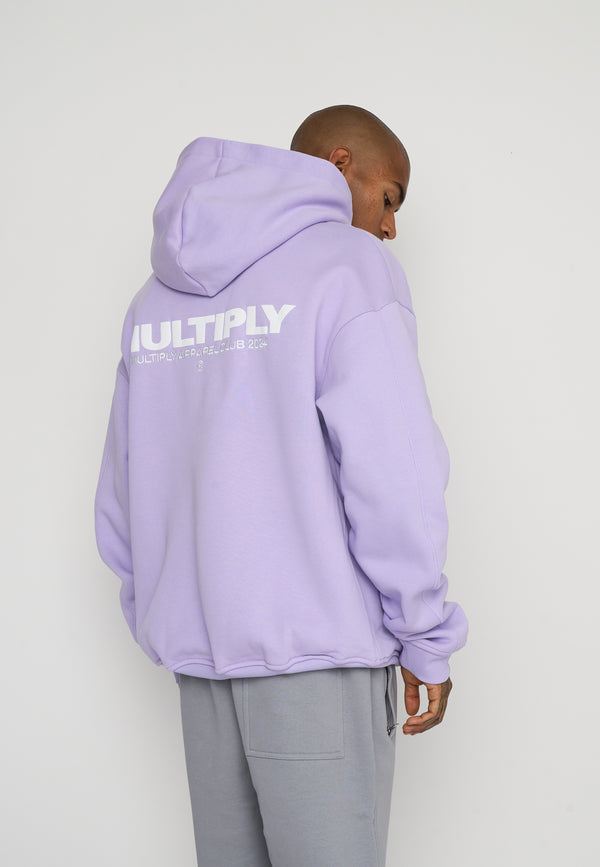 Multiply Spparel Oversize Hoodie MULTIPLY Lavender Auslauf