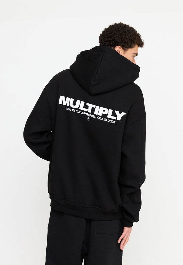 Multiply Spparel Oversize Zip Hoodie MULTIPLY Black Verkauf