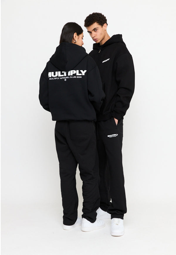 Multiply Spparel Oversize Zip Hoodie MULTIPLY Black Verkauf