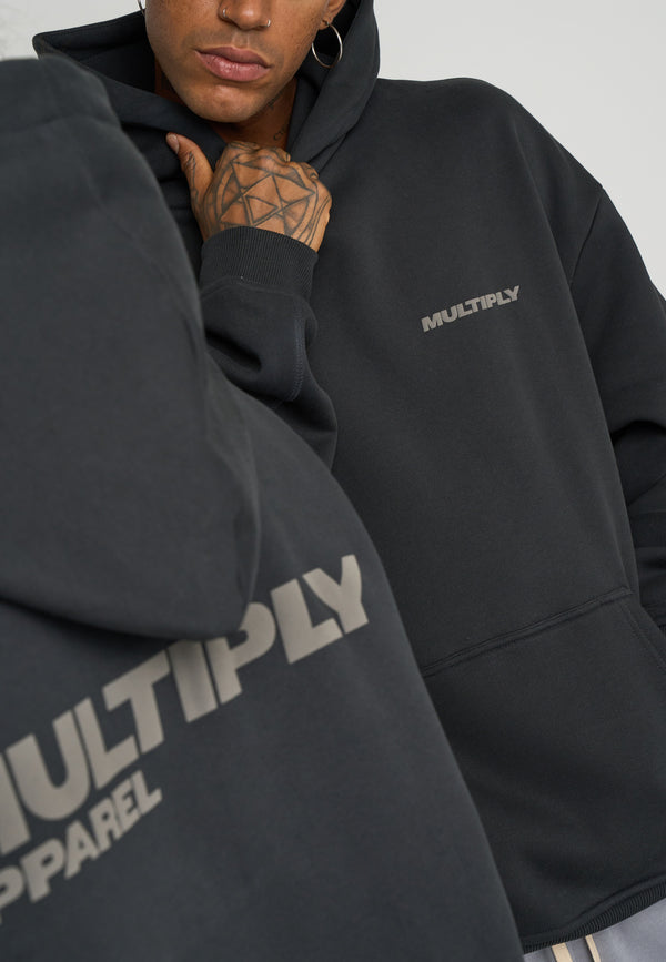 Multiply Spparel Oversize Hoodie BASIQUE Black Soda Angebote