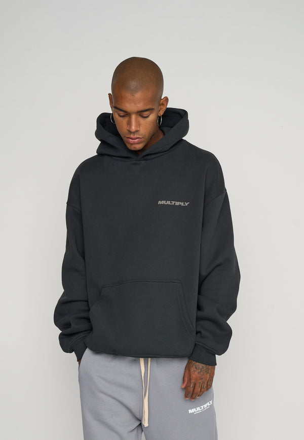 Multiply Spparel Oversize Hoodie BASIQUE Black Soda Angebote