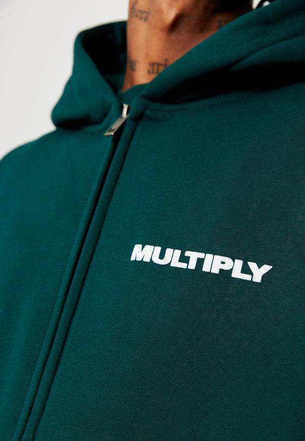 Multiply Spparel Oversize Zip Hoodie MULTIPLY Botanical Garden Hotsell
