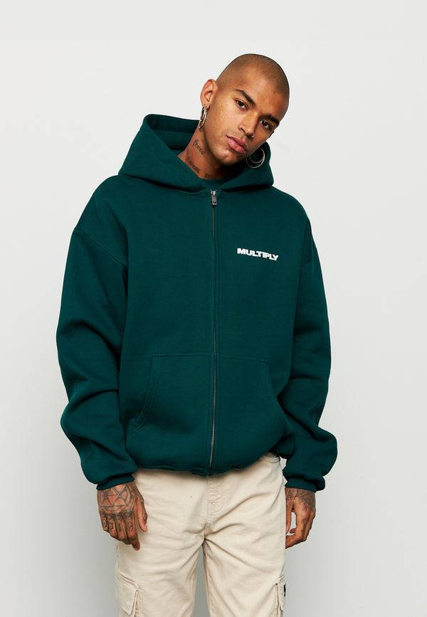Multiply Spparel Oversize Zip Hoodie MULTIPLY Botanical Garden Hotsell