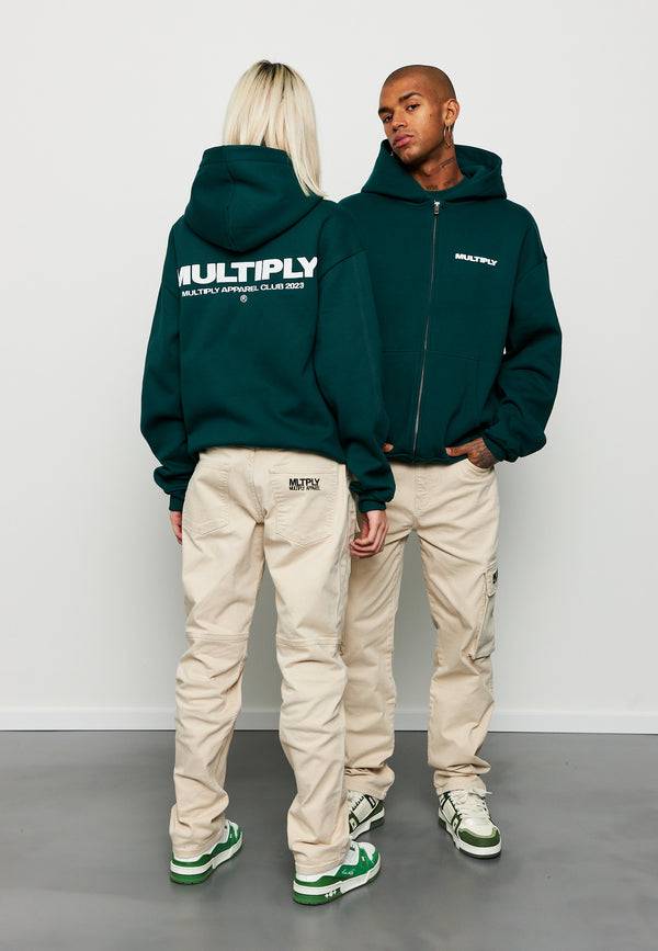 Multiply Spparel Oversize Zip Hoodie MULTIPLY Botanical Garden Hotsell