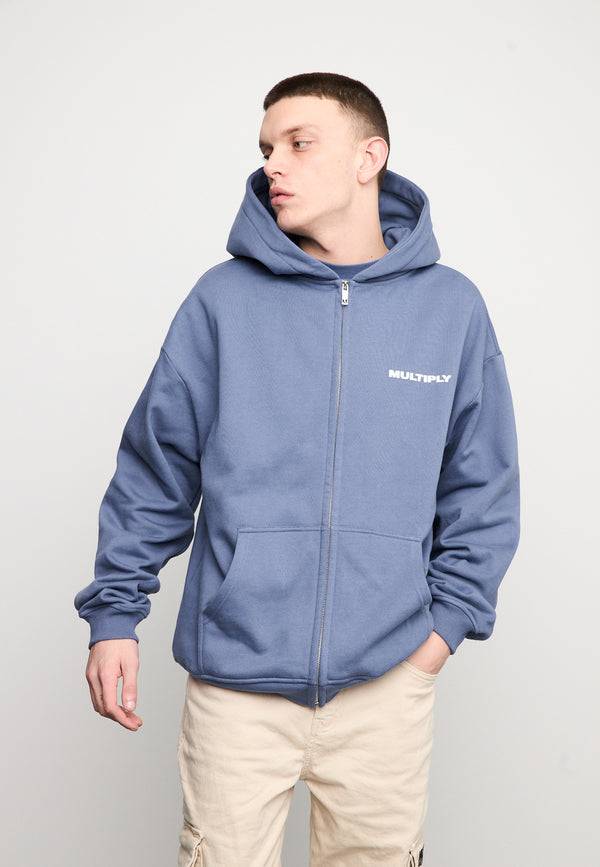 Multiply Spparel Oversize Zip Hoodie MULTIPLY Coastal Fjord Meist gekauft