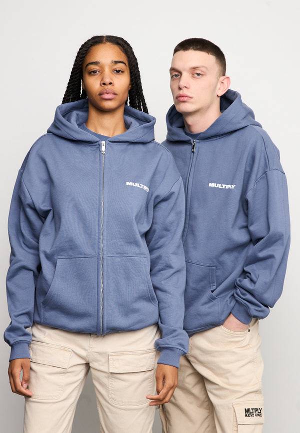 Multiply Spparel Oversize Zip Hoodie MULTIPLY Coastal Fjord Meist gekauft