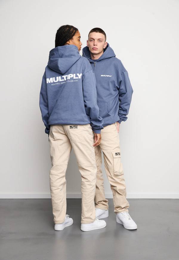 Multiply Spparel Oversize Zip Hoodie MULTIPLY Coastal Fjord Meist gekauft