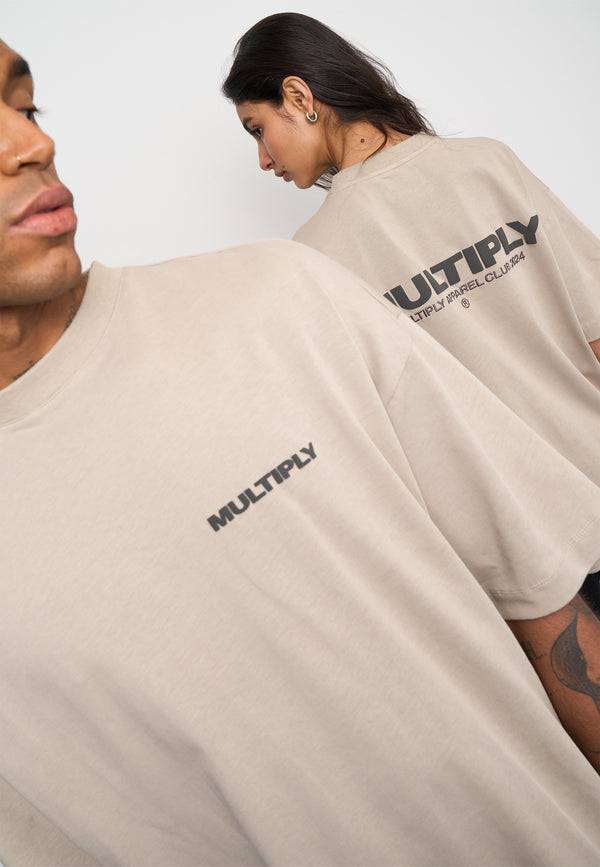 Multiply Spparel Oversize T-Shirt MULTIPLY Vintage Khaki Kostenloser Versand