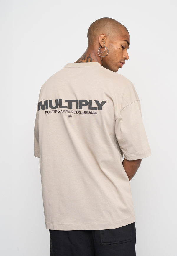 Multiply Spparel Oversize T-Shirt MULTIPLY Vintage Khaki Kostenloser Versand