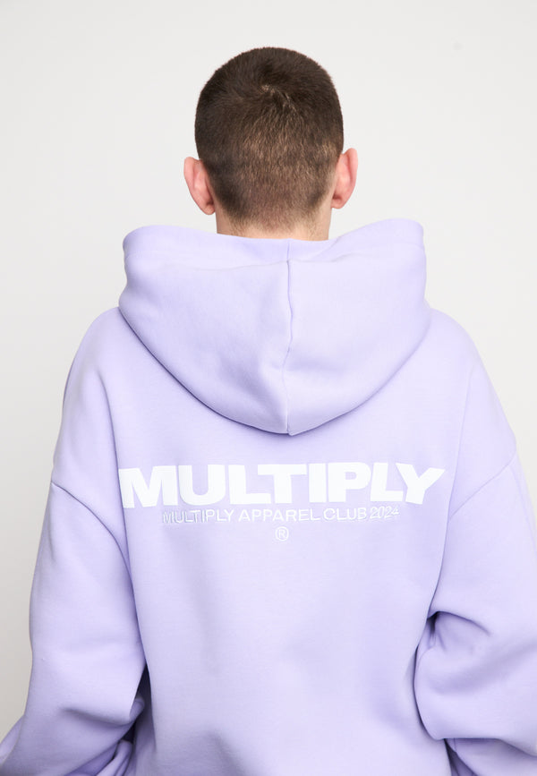 Multiply Spparel Oversize Zip Hoodie MULTIPLY Lavender Limitierter Zeitrabatt