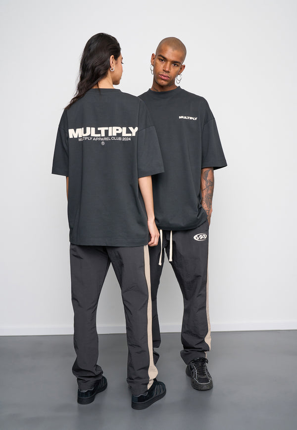 Multiply Spparel Oversize T-Shirt MULTIPLY Black Soda Washed Fabrikpreis