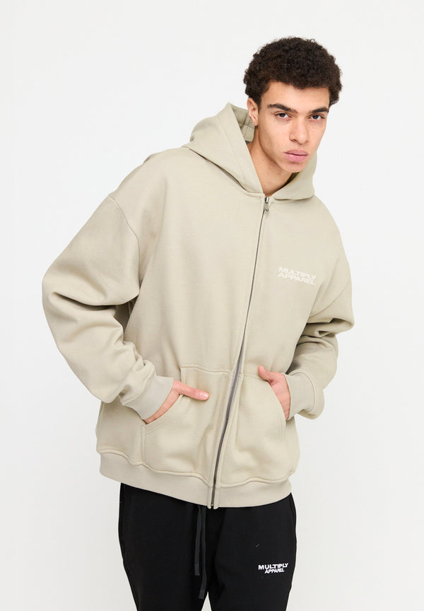 Multiply Spparel Oversize Zip Hoodie DIE FOR YOU Cement Online Shopping