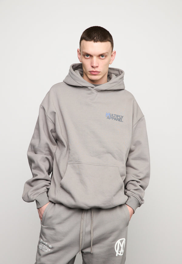 Multiply Spparel Oversize Hoodie DEHYDRATION Moon Mist Preisnachlass