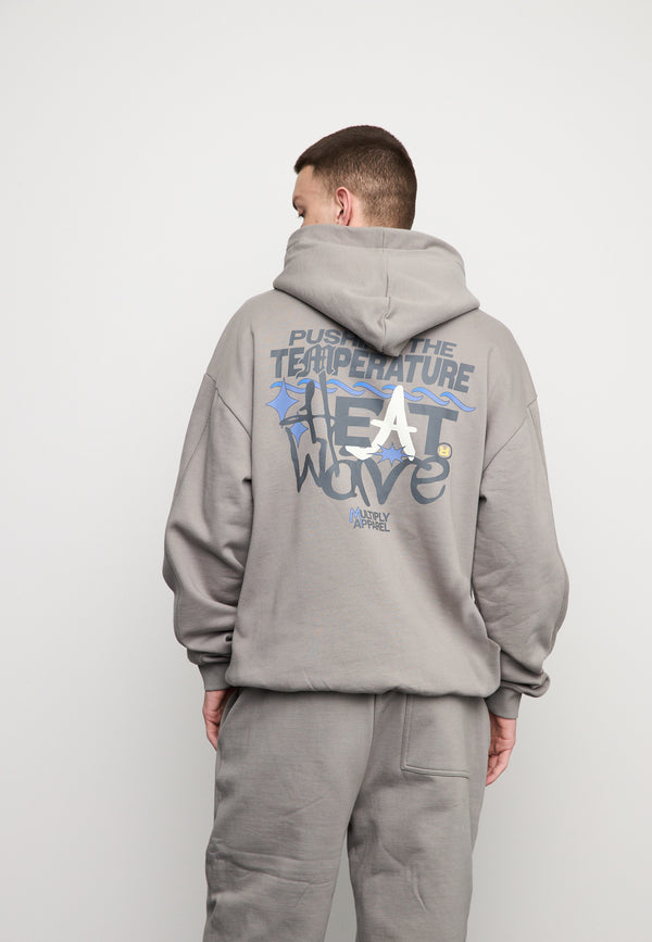 Multiply Spparel Oversize Hoodie DEHYDRATION Moon Mist Preisnachlass