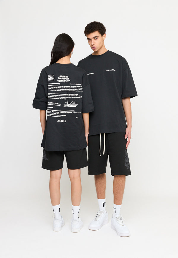 Multiply Spparel Oversize T-Shirt SLANDER Black Soda Washed Cyber Monday