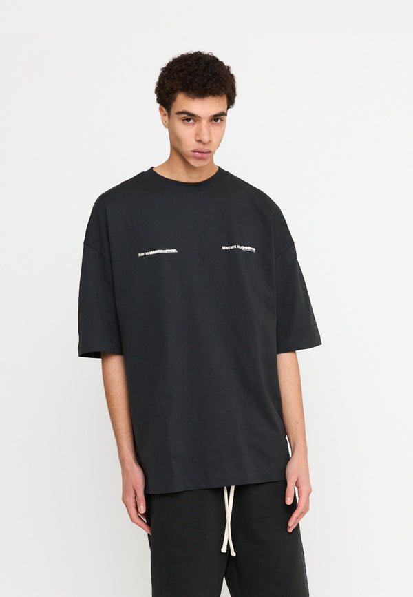Multiply Spparel Oversize T-Shirt SLANDER Black Soda Washed Cyber Monday