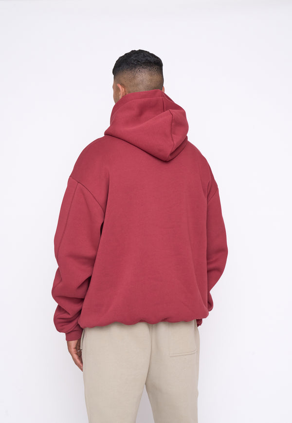 Multiply Spparel Oversize Hoodie BASE Ruby Wine Lagerräumung