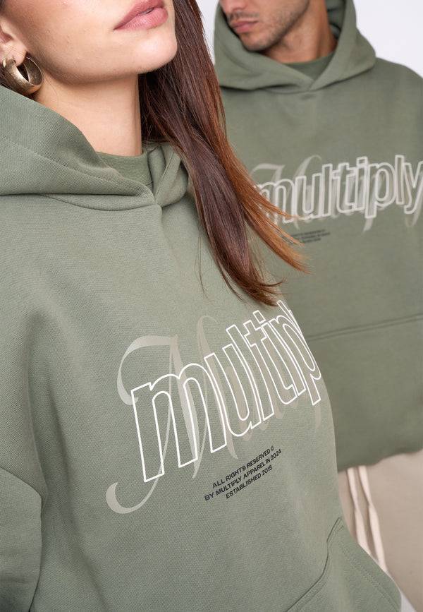 Multiply Spparel Oversize Hoodie DRIBBLE Four Leaf Clover Neueste Mode