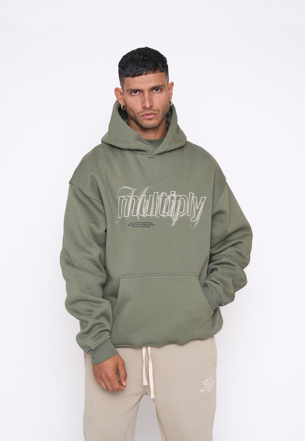 Multiply Spparel Oversize Hoodie DRIBBLE Four Leaf Clover Neueste Mode