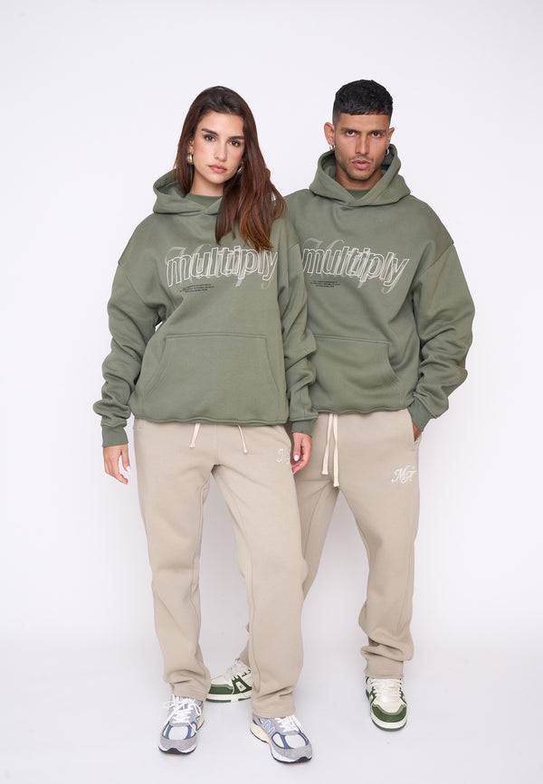 Multiply Spparel Oversize Hoodie DRIBBLE Four Leaf Clover Neueste Mode