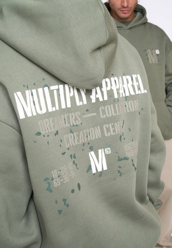 Multiply Spparel Oversize Hoodie DRILL Four Leaf Clover Online Outlet