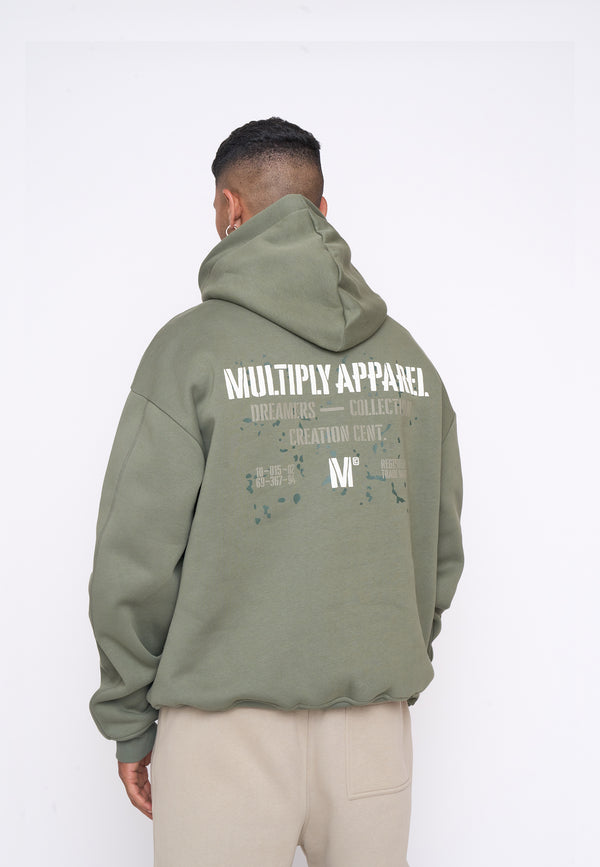 Multiply Spparel Oversize Hoodie DRILL Four Leaf Clover Online Outlet