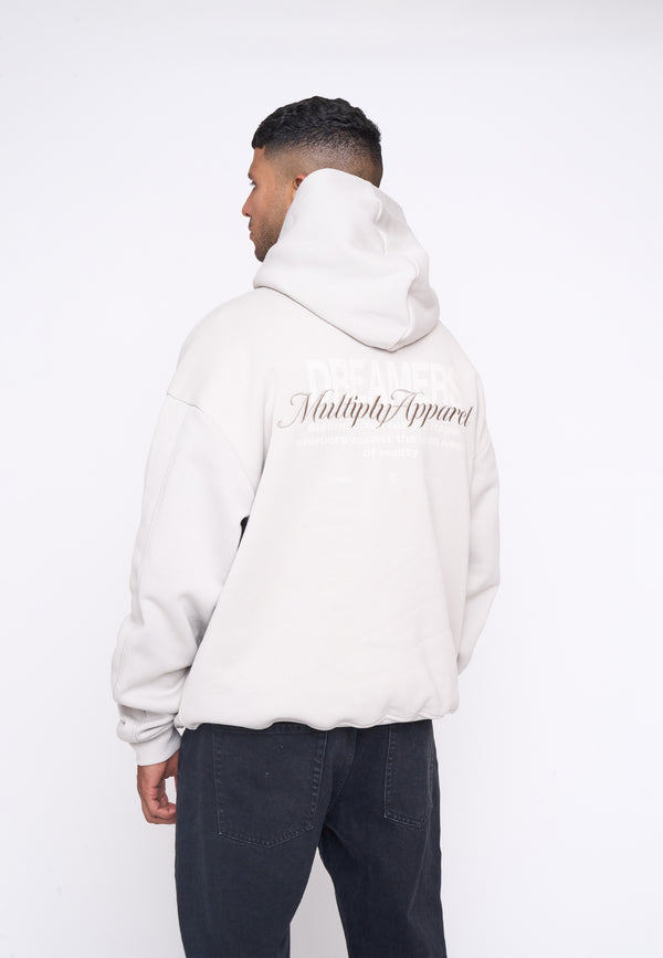 Multiply Spparel Oversize Hoodie LECTURE Dove Blitzangebot