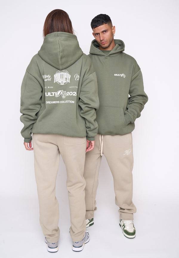 Multiply Spparel Oversize Hoodie MATCH Four Leaf Clover Große Rabatte