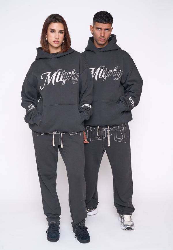 Multiply Spparel Oversize Hoodie STORIES Black Soda Räumungsverkauf
