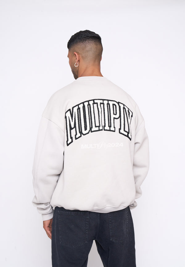 Multiply Spparel Oversize Sweatshirt SESSION Dove Tiefpreis