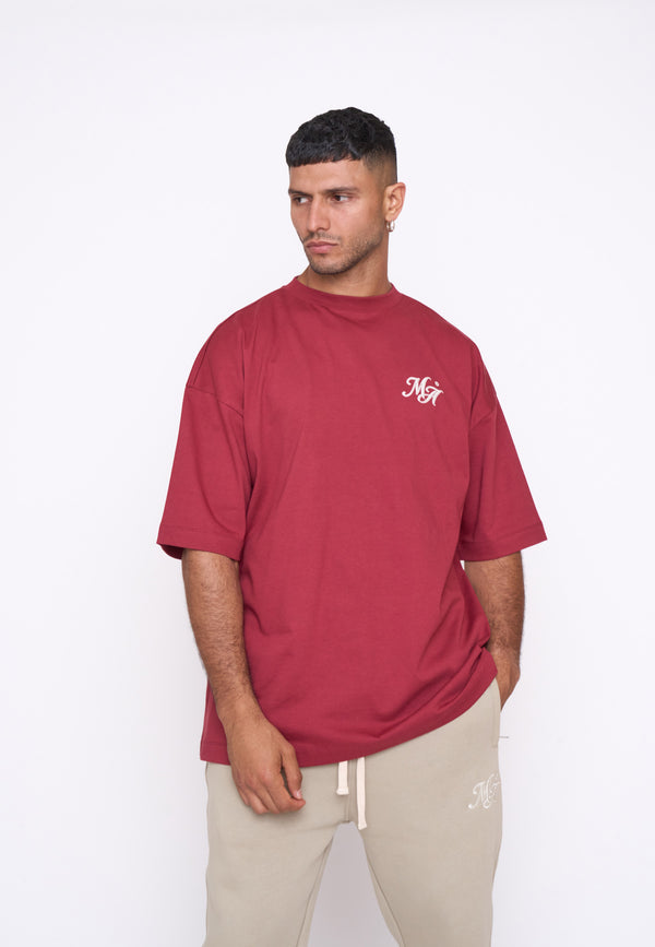Multiply Spparel Oversize T-Shirt COMPETITION Ruby Wine Super Sparpreis