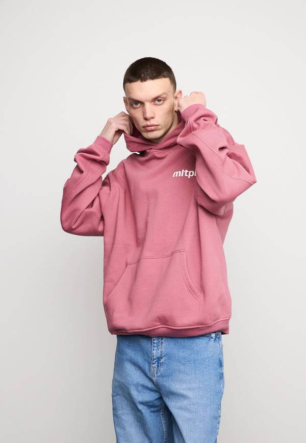 Multiply Spparel Oversize Hoodie SUMMER HEAT Rose Wine Neueste Stile