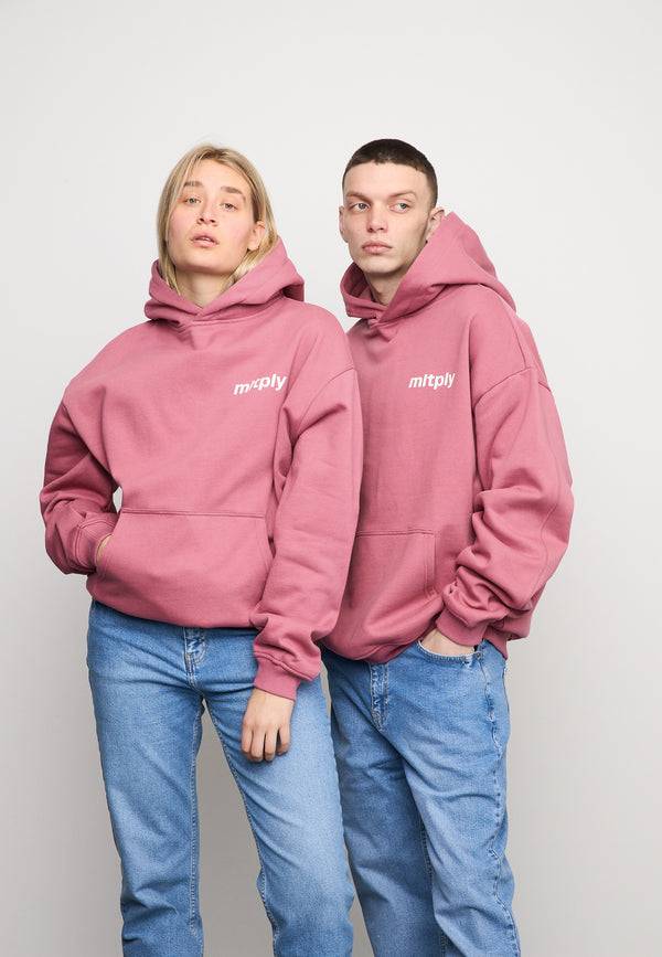 Multiply Spparel Oversize Hoodie SUMMER HEAT Rose Wine Neueste Stile