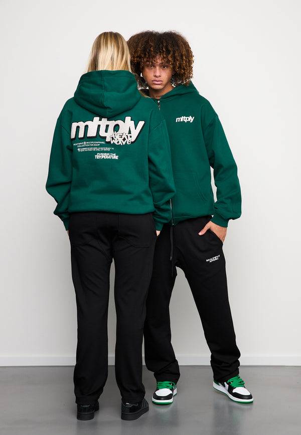 Multiply Spparel Oversize Zip Hoodie HEAT Botanical Garden Bis zu 60% Rabatt