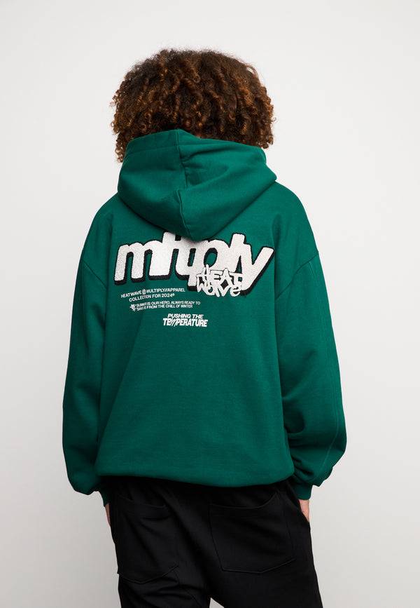 Multiply Spparel Oversize Zip Hoodie HEAT Botanical Garden Bis zu 60% Rabatt