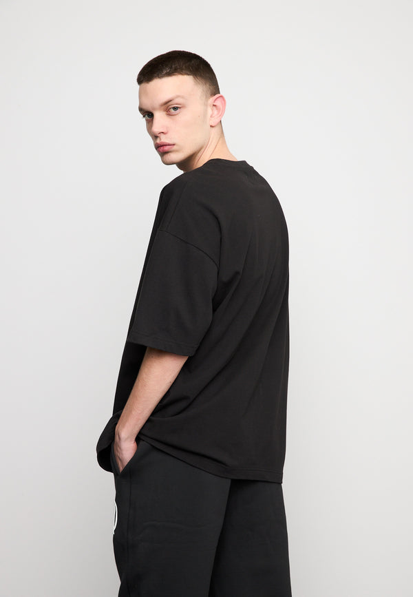 Multiply Spparel Oversize T-Shirt HEAT INDEX Black Soda Washed Bis zu 65% Rabatt