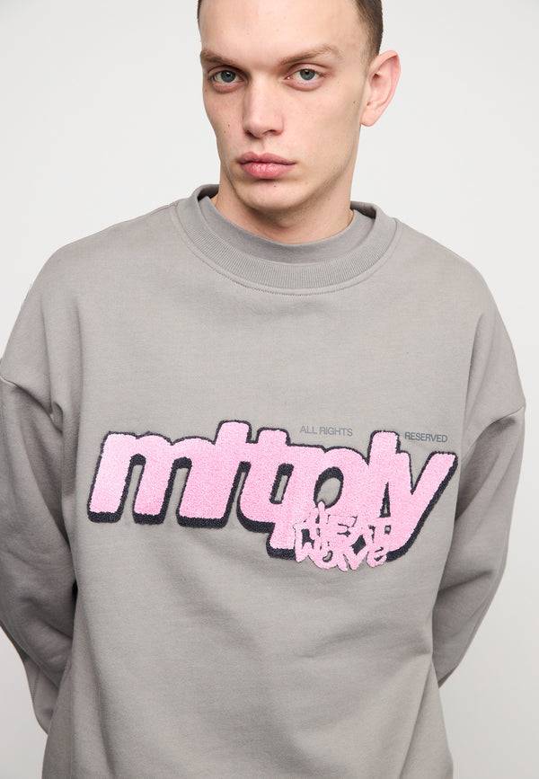 Multiply Spparel Oversize Sweatshirt CLIMATE Moon Mist Nur für heute