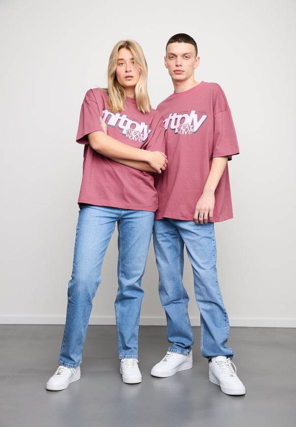 Multiply Spparel Oversize T-Shirt CLIMATE Rose Wine Discount Store für neue Produkte