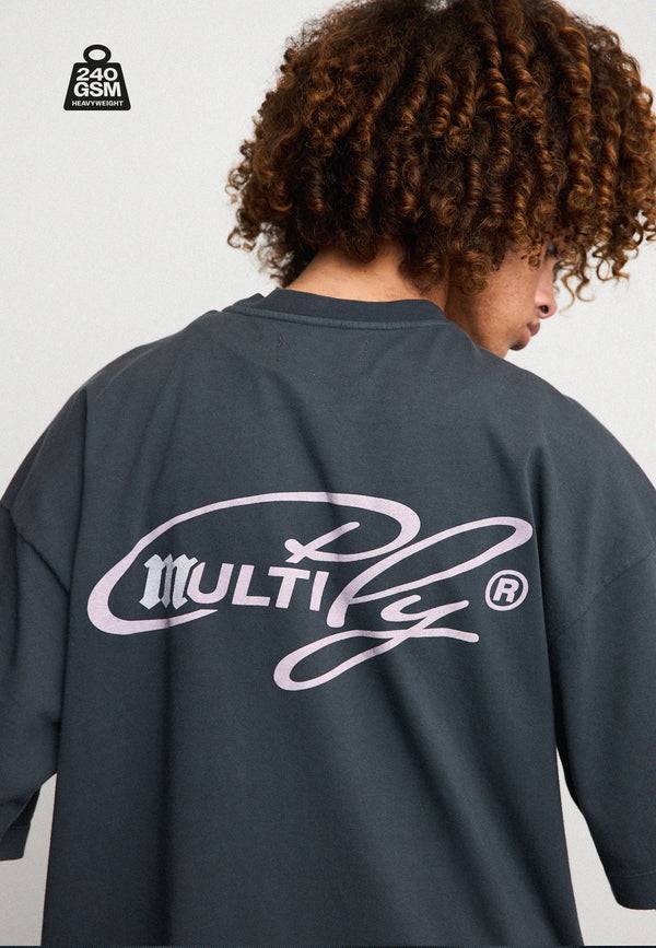 Multiply Spparel Oversize T-Shirt MASSIVE Black Soda Super Rabatt