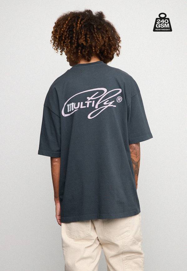 Multiply Spparel Oversize T-Shirt MASSIVE Black Soda Super Rabatt