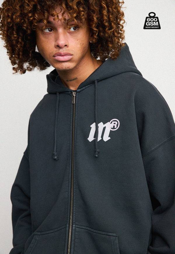 Multiply Spparel Oversize Zip Hoodie MASSIVE Black Soda Fabrikladen