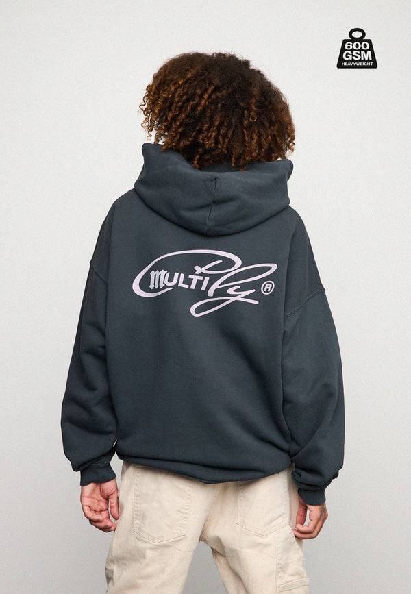 Multiply Spparel Oversize Zip Hoodie MASSIVE Black Soda Fabrikladen