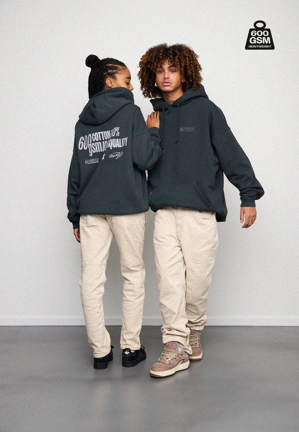 Multiply Spparel Oversize Hoodie HEAVY Black Soda Begrenzt auf 3 Tage