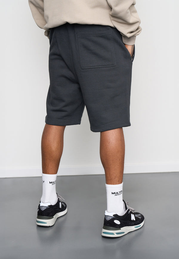 Multiply Spparel Shorts ANTIQUE Black Soda Washed Fabrikverkauf