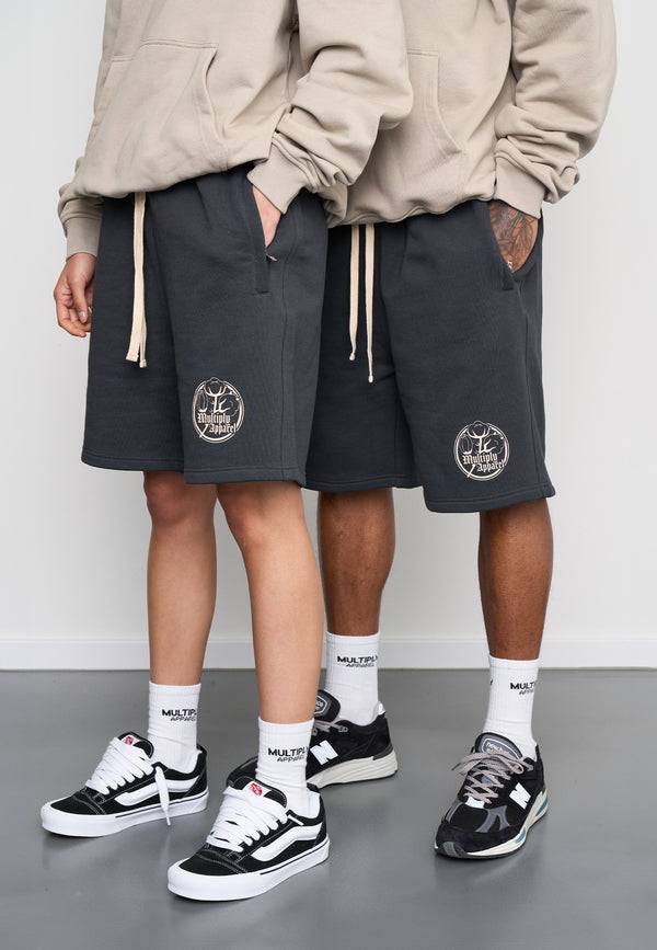 Multiply Spparel Shorts ANTIQUE Black Soda Washed Fabrikverkauf