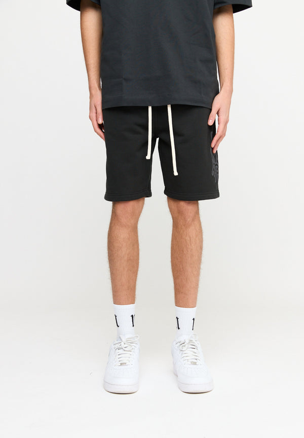 Multiply Spparel Shorts ANXIETY Black Soda Washed Blitzverkäufe