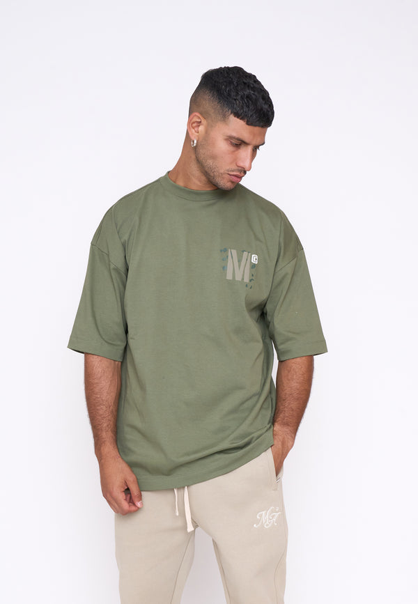 Multiply Spparel Oversize T-Shirt DRILL Four Leaf Clover Rabatt